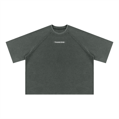 Unisex Mineral Wash Boxy Waffle T-Shirt
