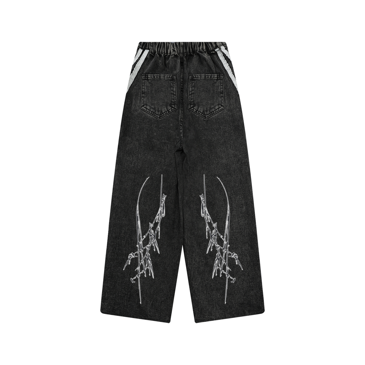 Kid’s Vintage Wash Side Stripe Jeans