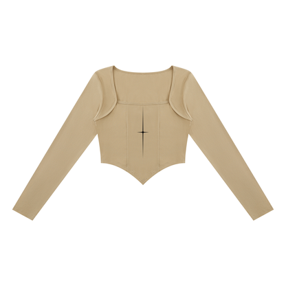 Cyber 3.0 | Women's Square Neck Cropped T-Shirt
