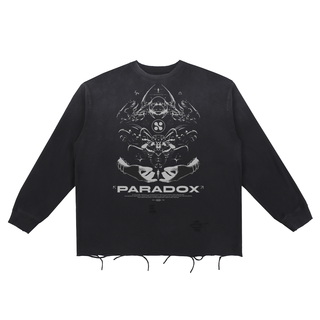 PARADOX WASH_LONG SLEEVE [faded black]