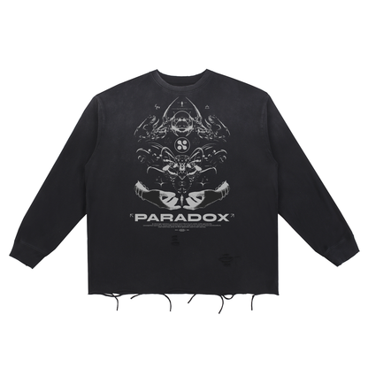 PARADOX WASH_LONG SLEEVE [faded black]