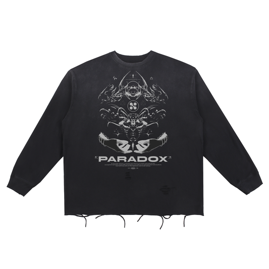 PARADOX WASH_LONG SLEEVE [faded black]