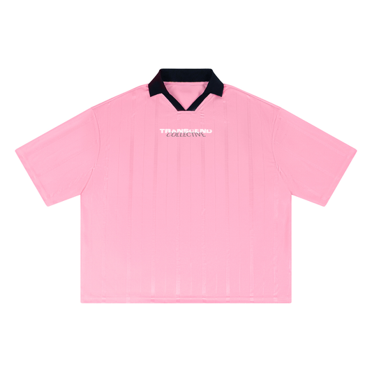 Cyber Sport 3.0 | Pink Striped Boxy Soccer Jersey