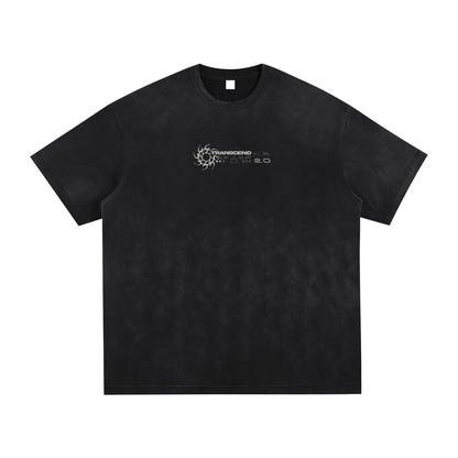 Vintage Washed Hand-Frayed T-Shirt