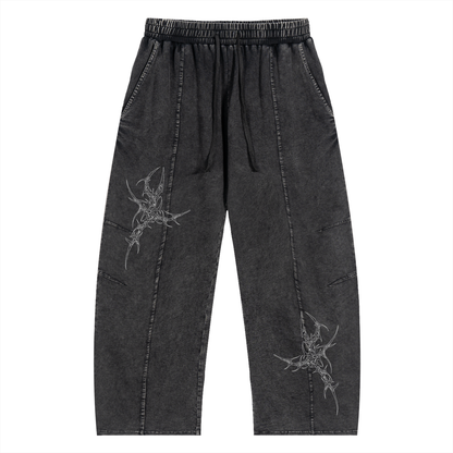 Cyber 3.0 | Snow Wash Drawstring Cotton Pants