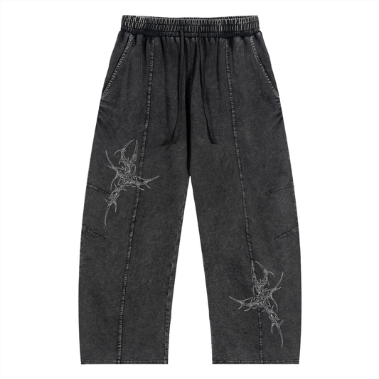 Cyber 3.0 | Snow Wash Drawstring Cotton Pants