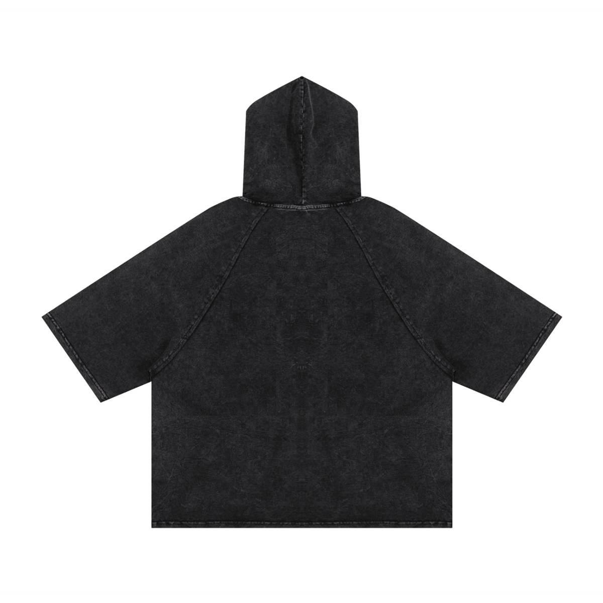 GHOST 3.0 |Snow Washed Hooded Boxy T-Shirt