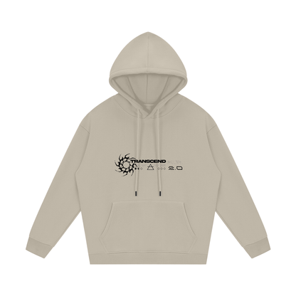 GRUNGE NEO TRIBAL_HOODIE [white, apricot, gray, + cream]
