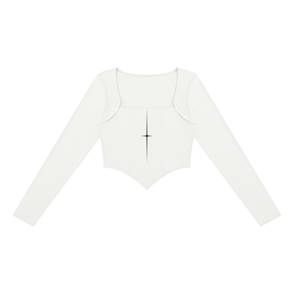 Cyber 3.0 | Women's Square Neck Cropped T-Shirt
