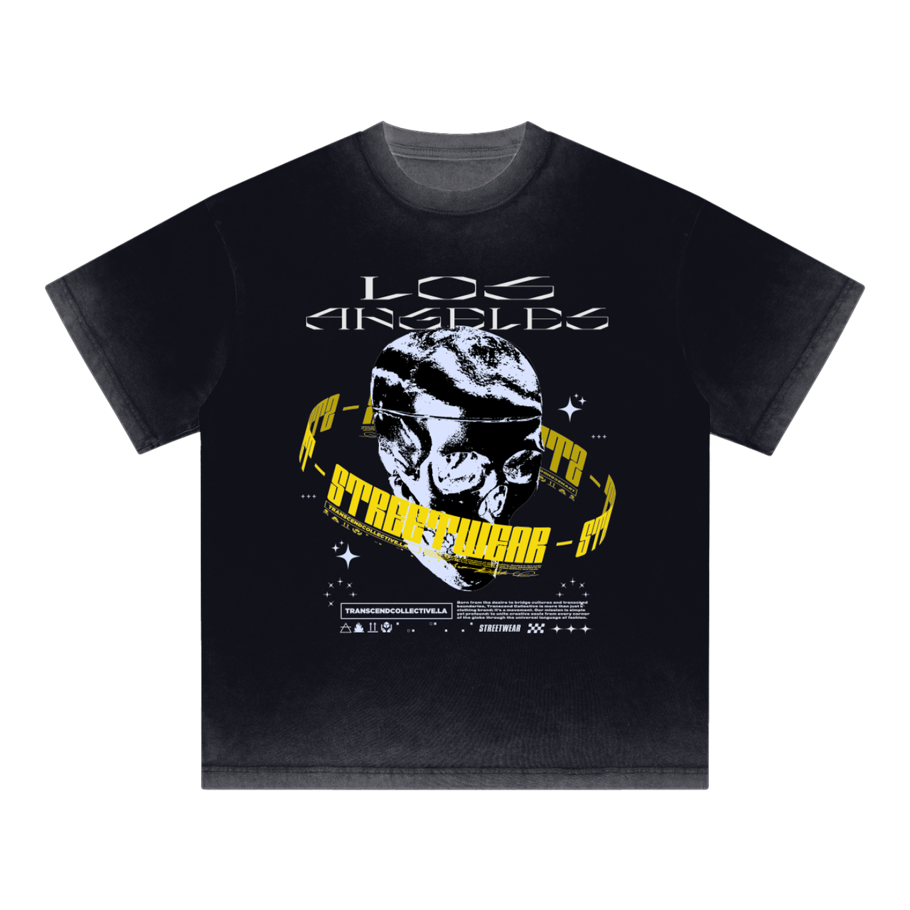 LOS ANGELES SKULL_TEE [dyed]