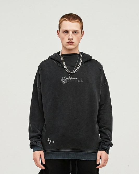 BONES TECH_HOODIE [black, gray, + tan]