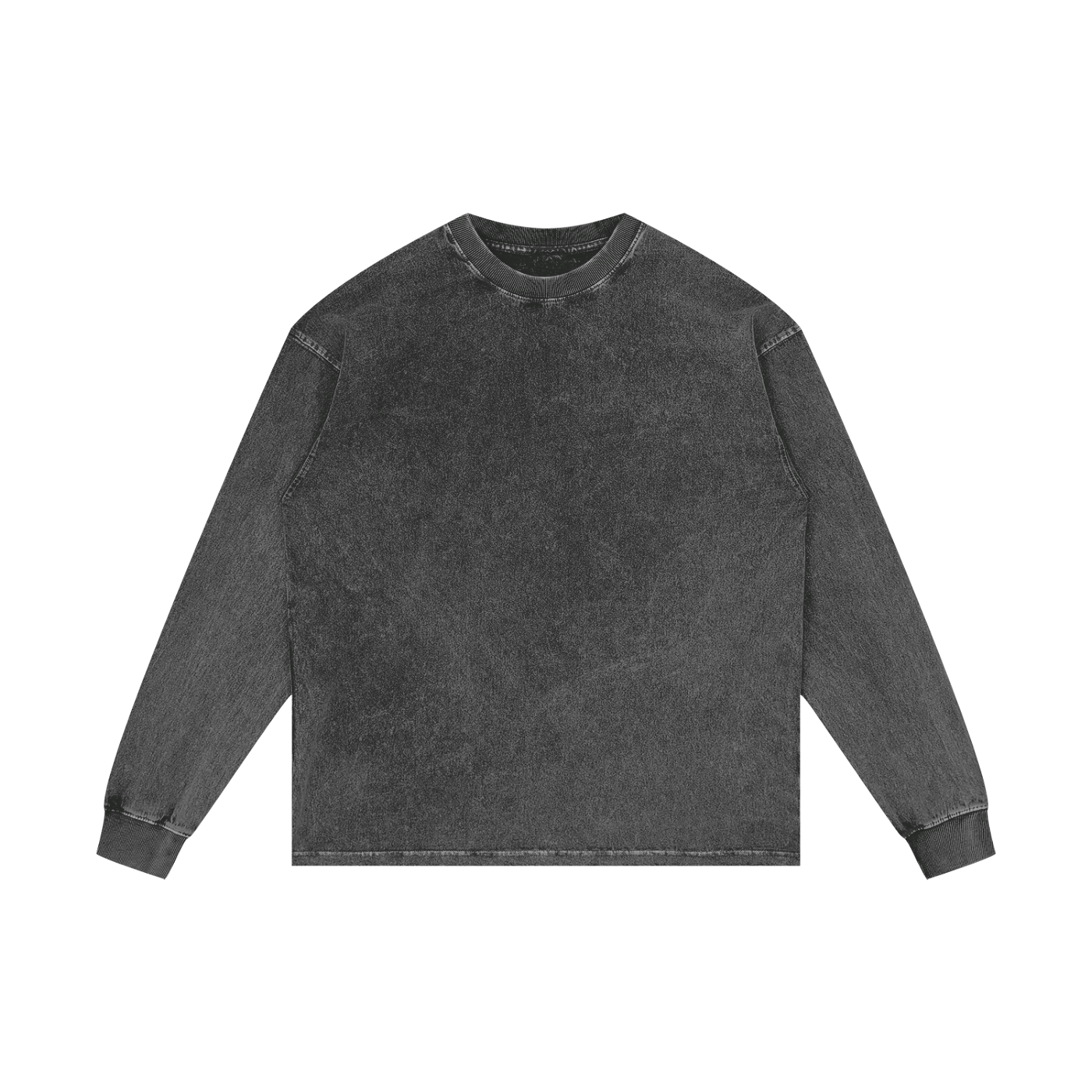 TRANSCEND WASH_LONG SLEEVE [acid gray]