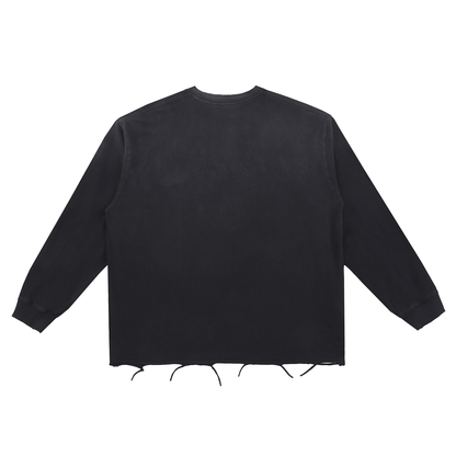 PARADOX WASH_LONG SLEEVE [faded black]