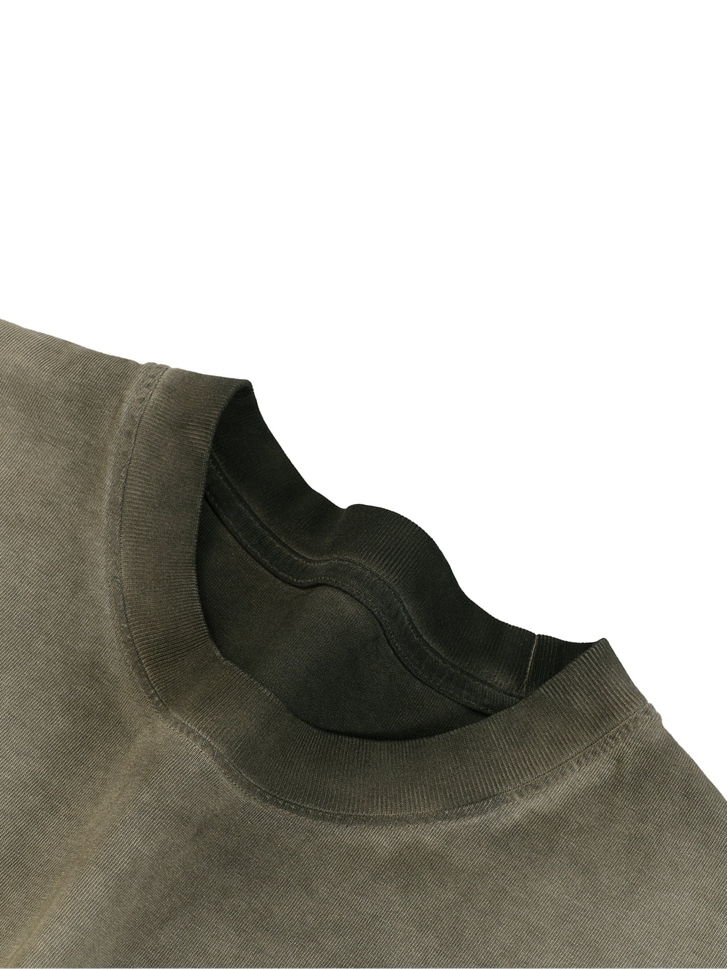 ASH CREST_FADED TEE [green, khaki + dark gray]