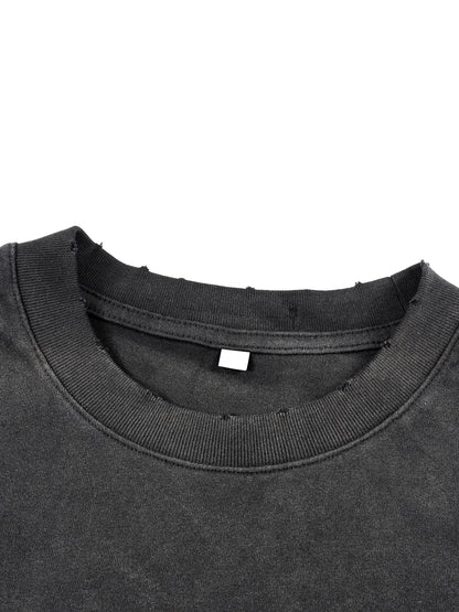 Cyber 3.0 | Sunfade Hand-Frayed Faux Long Sleeve