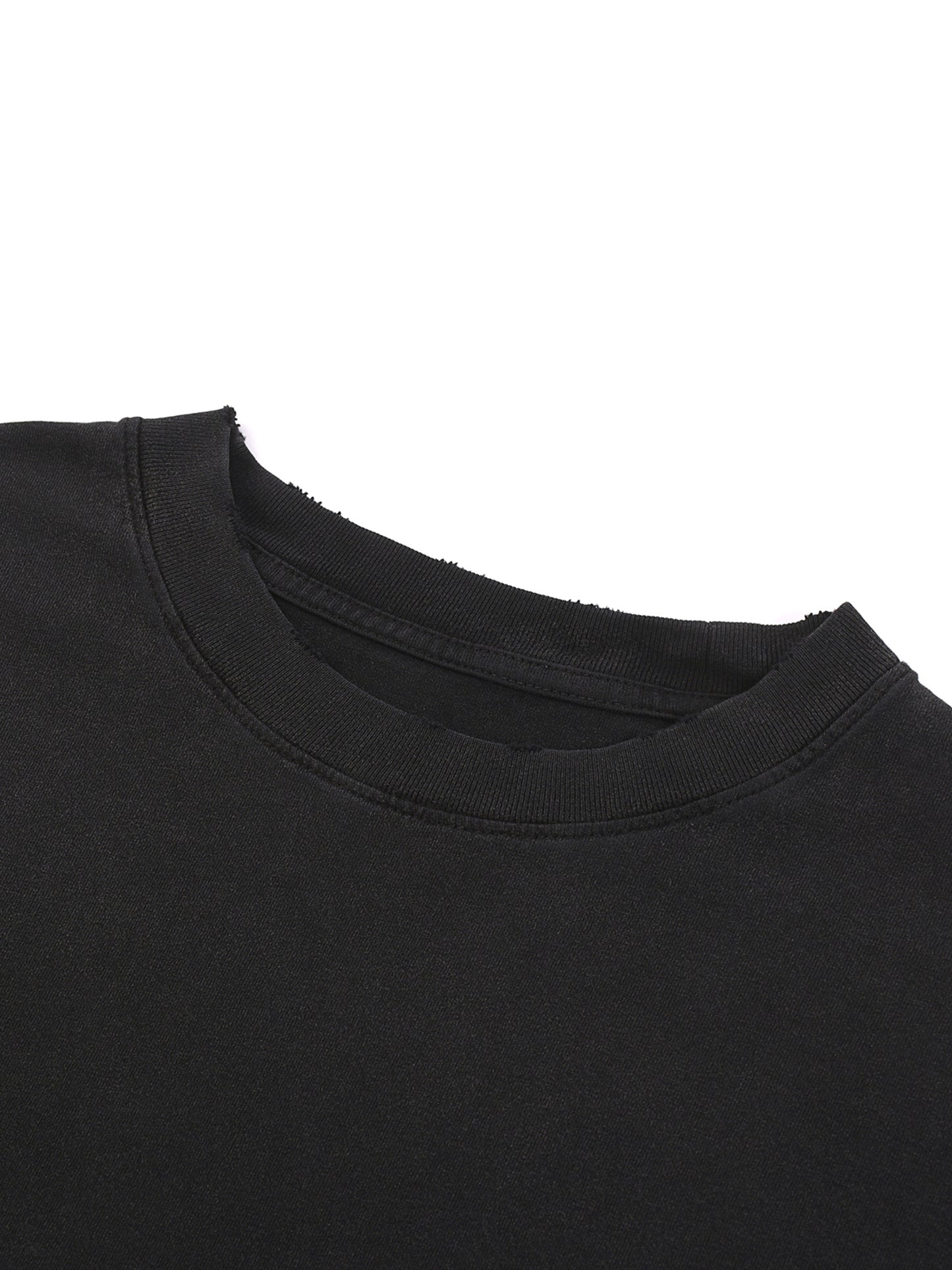 TRANSCEND RAW EDGE _TEE [black]