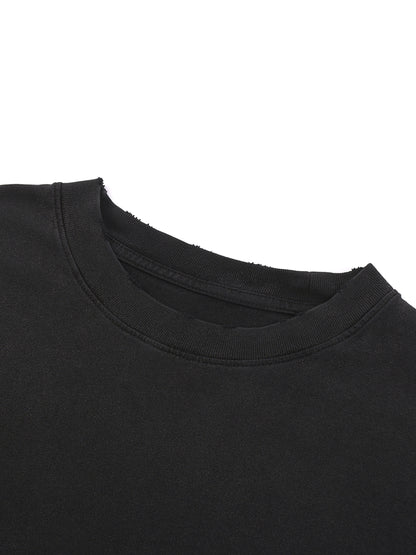 TRANSCEND RAW EDGE _TEE [black]