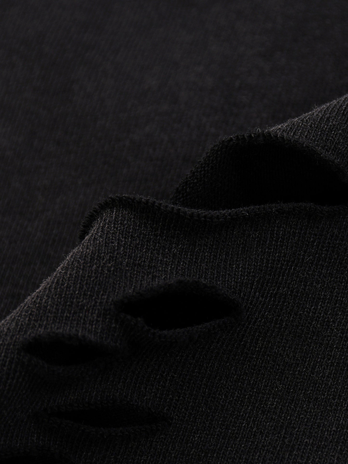 TRANSCEND RAW EDGE _TEE [black]