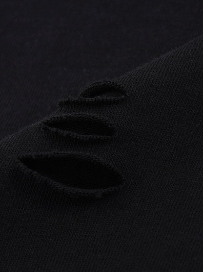 TARGET RAW EDGE_LONG SLEEVE [Black]