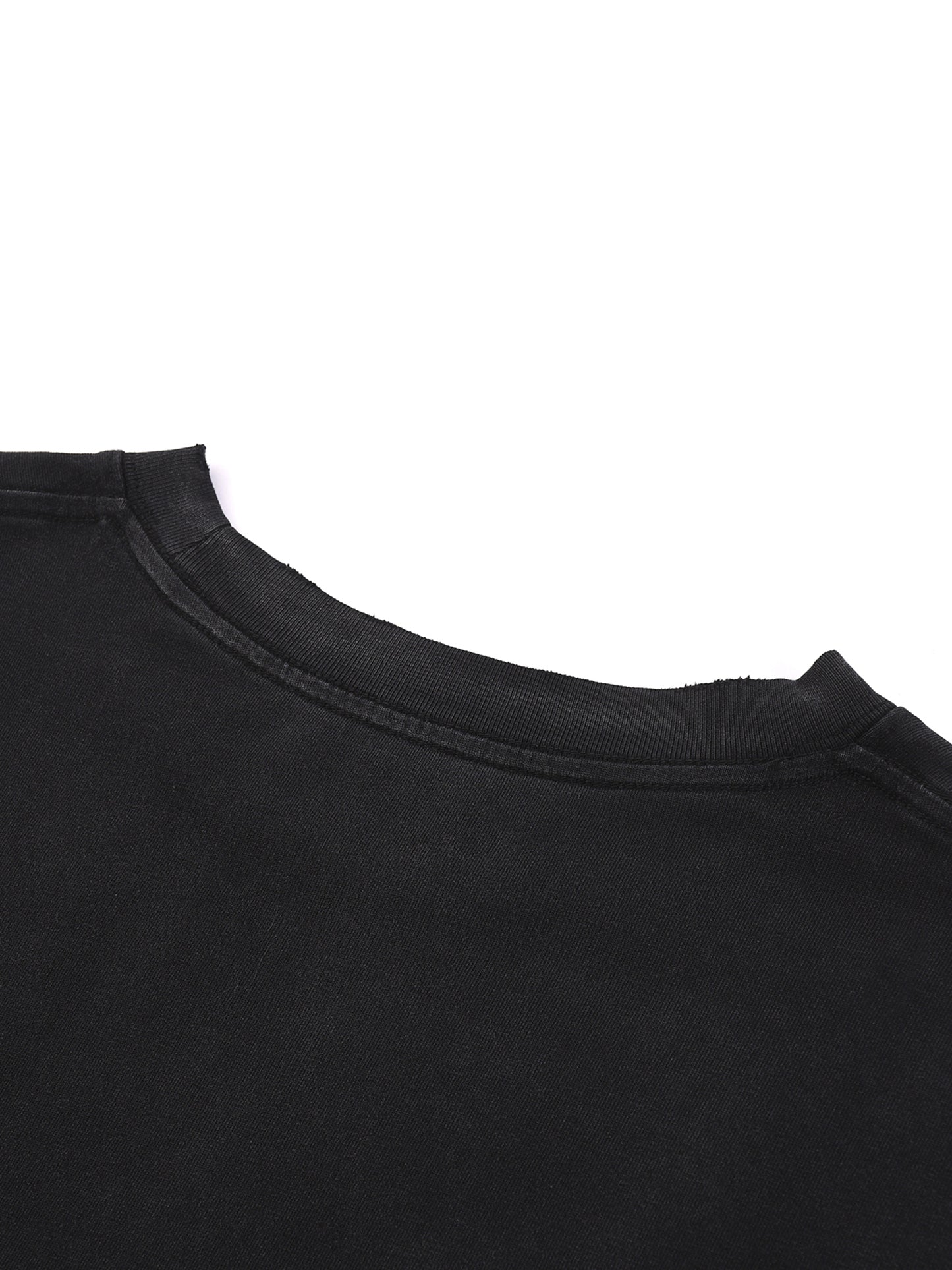 TARGET RAW EDGE_LONG SLEEVE [Black]