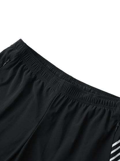 ASH CREST_RUNNING SHORTS [black]