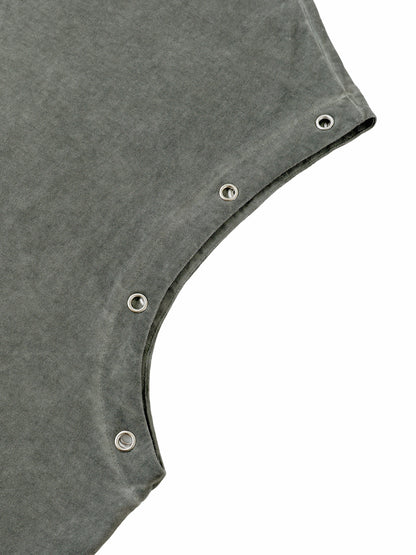 Cyber 3.0 | Distressed Grommet Eyelet Tank Top