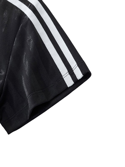 Cyber 3.0 | Contrast Collar Striped Cropped Jersey