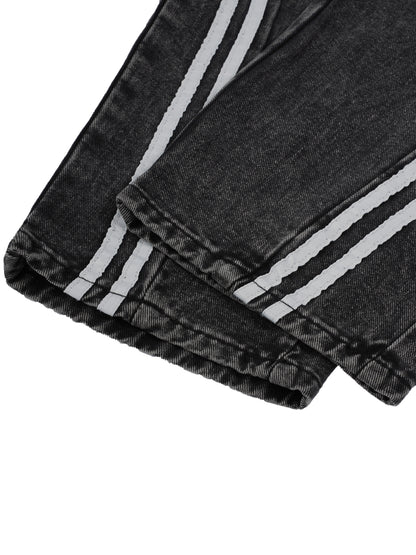 Kid’s Vintage Wash Side Stripe Jeans