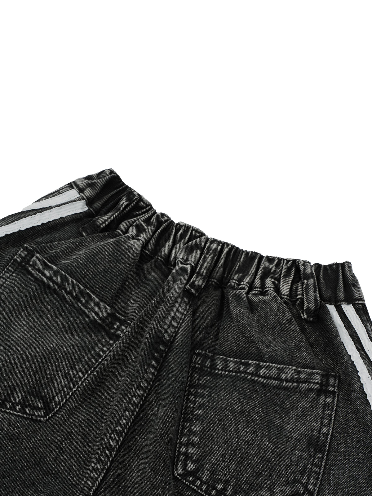 Kid’s Vintage Wash Side Stripe Jeans