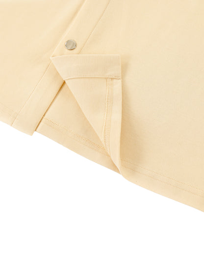 Unisex Color Block Boxy Short Sleeve Shirt