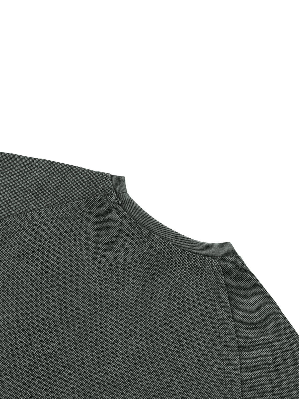 Unisex Mineral Wash Boxy Waffle T-Shirt