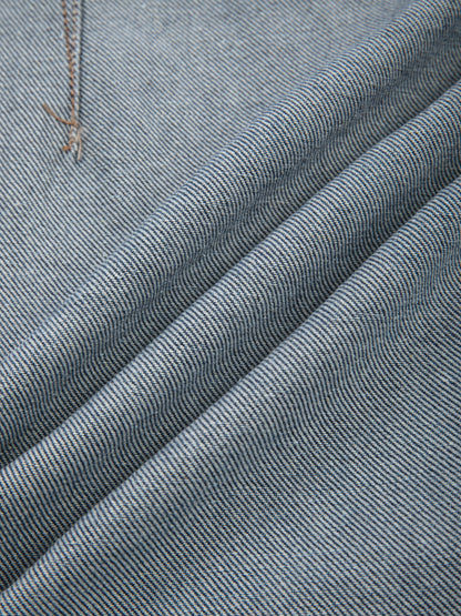 Unisex Vintage Wash Barrel Leg Denim Jeans