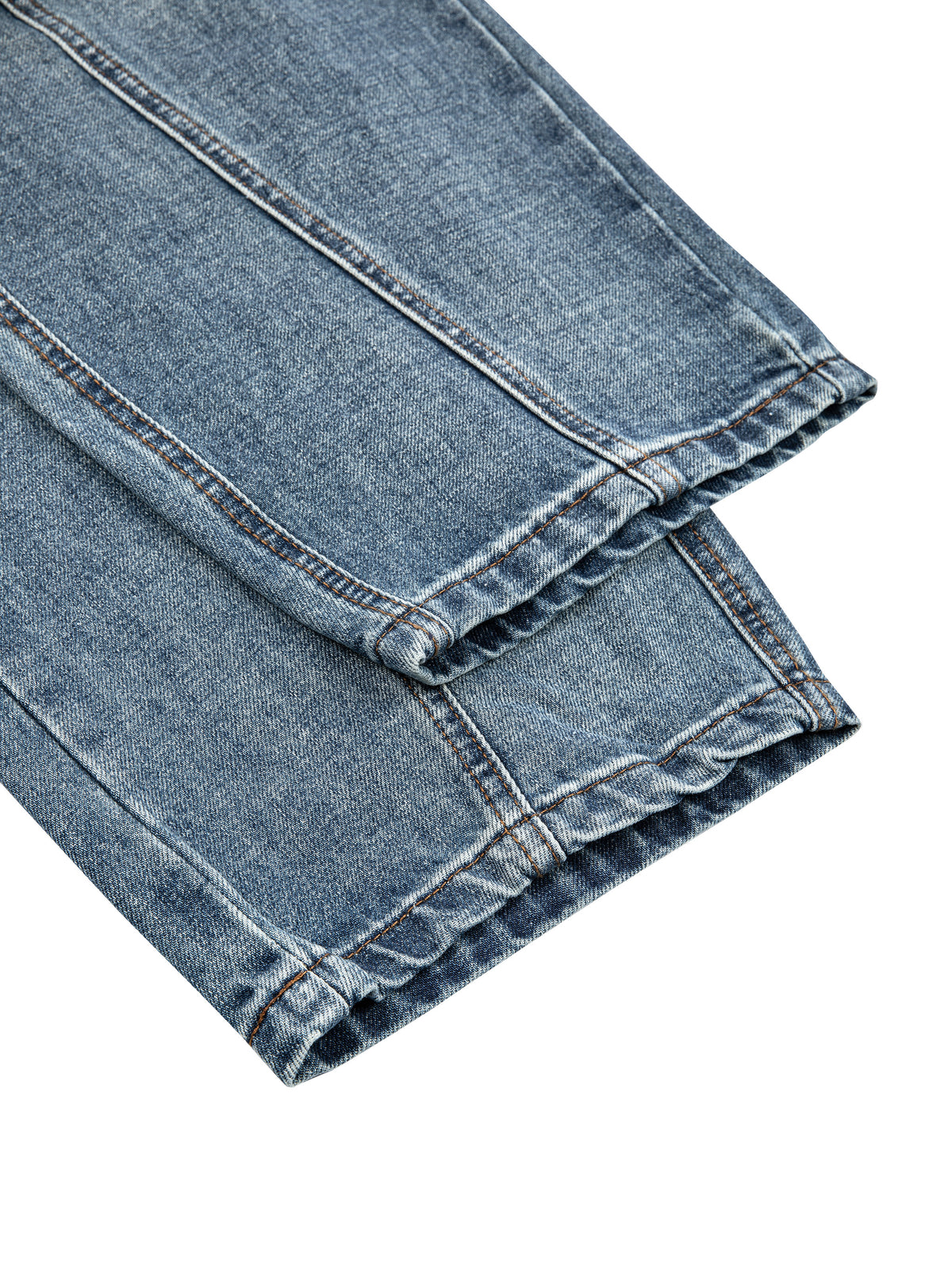 Unisex Vintage Wash Barrel Leg Denim Jeans