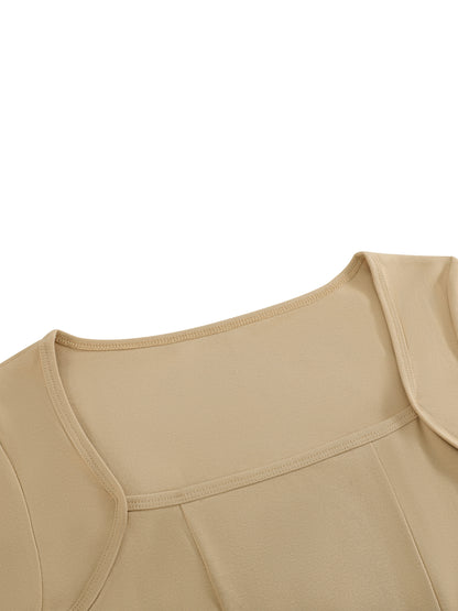Cyber 3.0 | Women's Square Neck Cropped T-Shirt