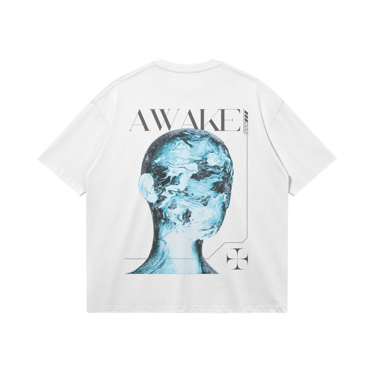 Awake | Boxy White Tshirt