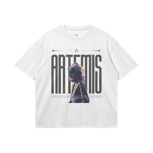 Artemis | White Boxy Tshirt