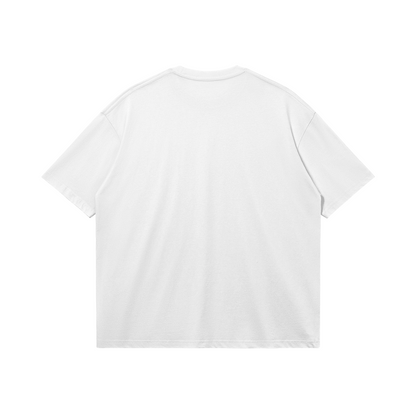Scrutiny | Oversized Boxy White T-Shirt