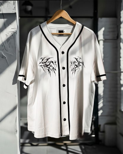 TRIBAL GRUNGE _JERSEY  [white]