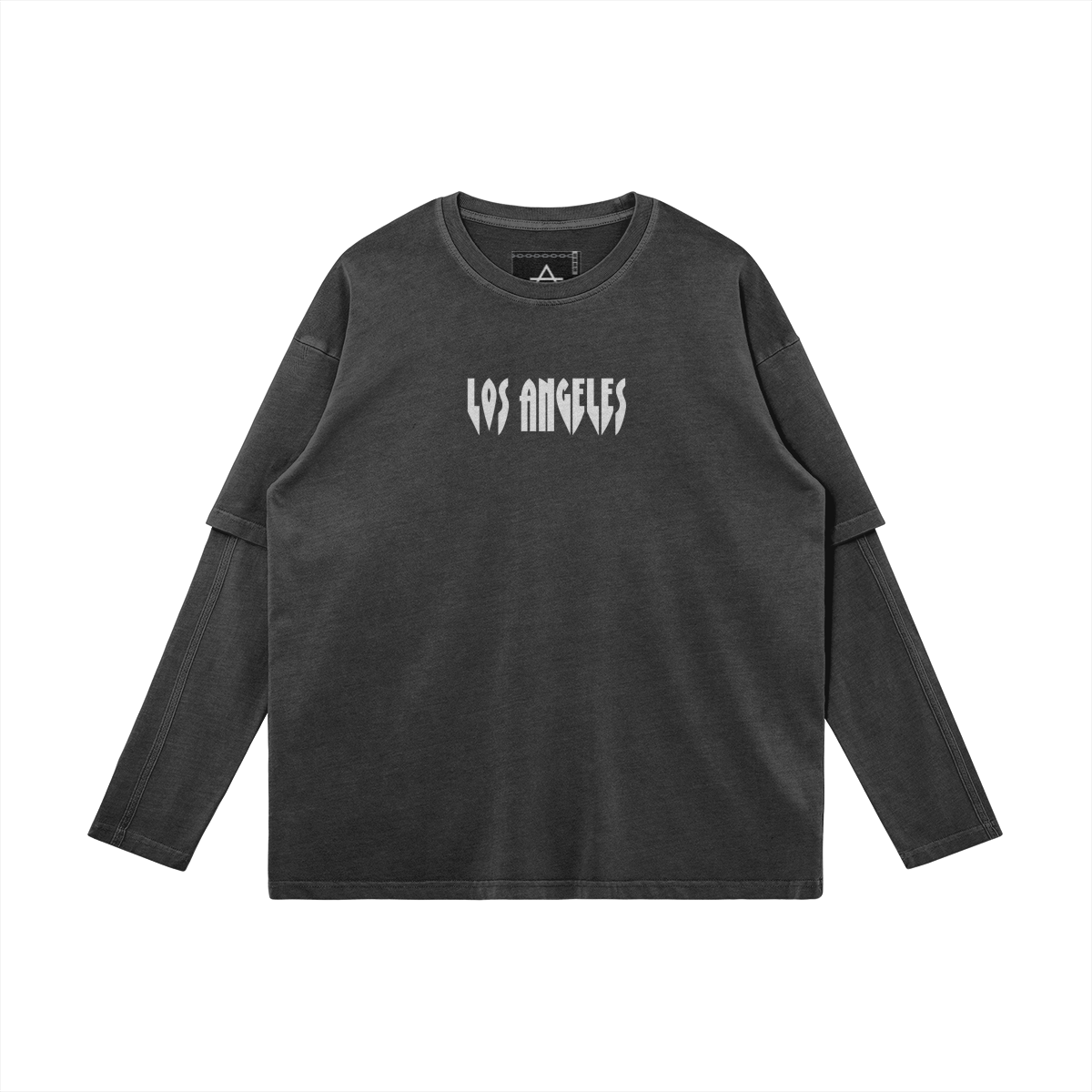 Los Angeles | Vintage Faux Layered Crew Neck (2 Colors)