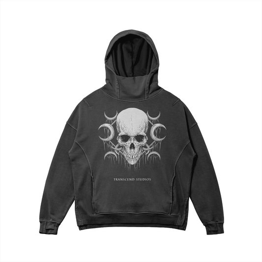 Skull Transcend Studios |  Techwear Turtleneck Heavyweight Hoodie (3 Colors)
