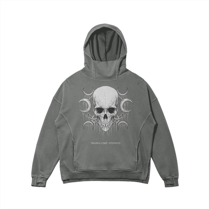 SKULL_TECH HOODIE [black, gray, tan]