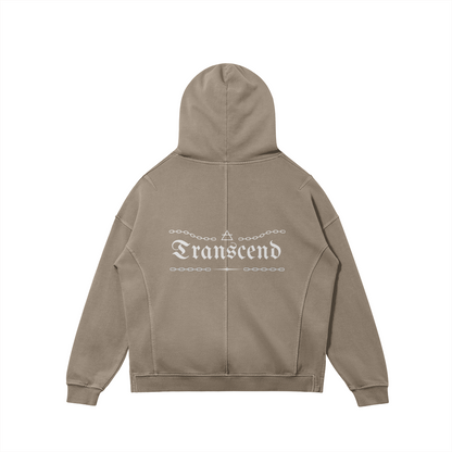 SKULL_TECH HOODIE [black, gray, tan]