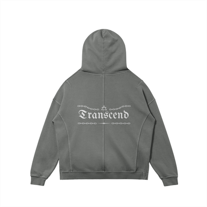 SKULL_TECH HOODIE [black, gray, tan]