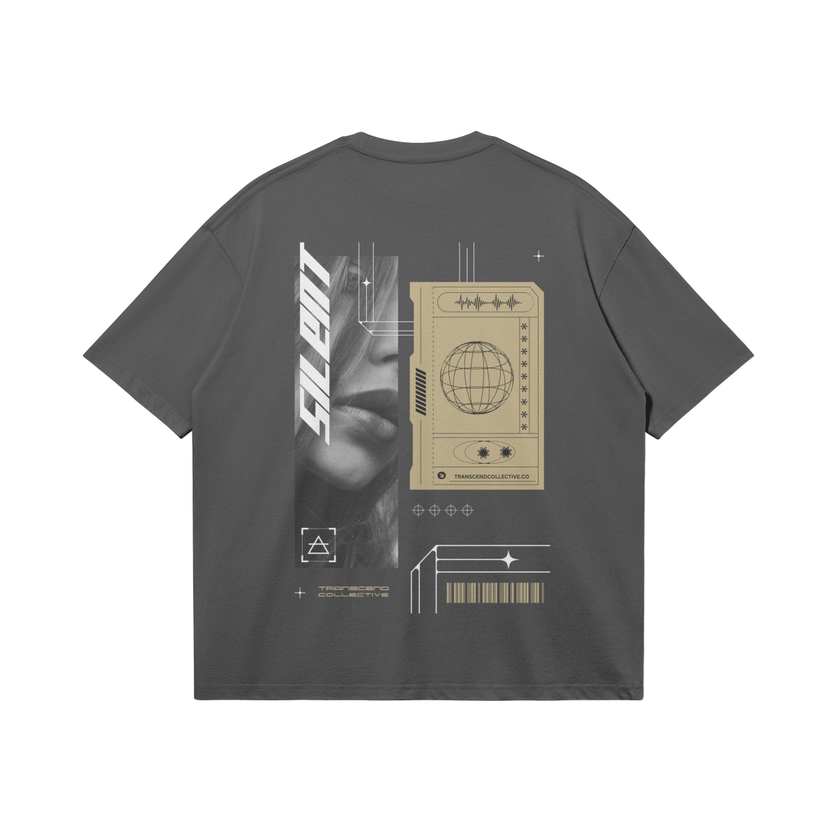 Silent | Oversized Boxy T-shirt (2 Colors)