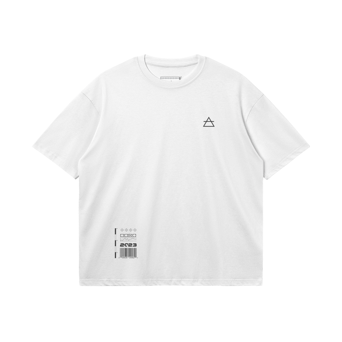 Restless | Oversized Boxy White T-Shirt