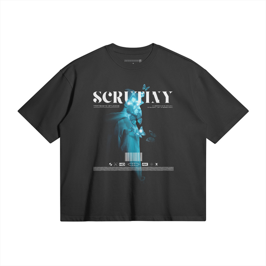 Scrutiny | Black Oversized Boxy T-Shirt