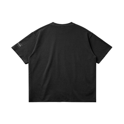 Lighting Chinese Transcend | Vintage Raw Hem Tshirt (2 Colors)